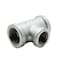 Thrifco Plumbing 1/2 Inch x 1/2 Inch x 3/8 Inch Galvanized Steel Reducer Tee 5217071 - alternate 1